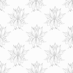 floral seamless pattern with flowers