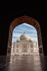 view of  taj mahal india