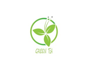 tea vector icon logo template