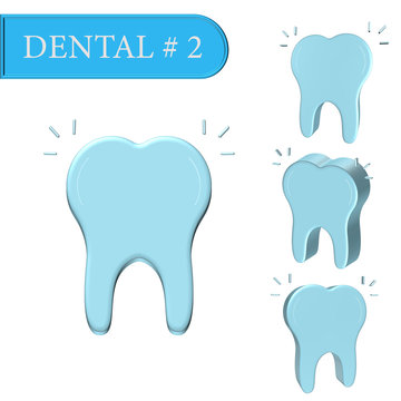 3D image on the dental theme from PRO-STICK