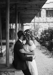 Fototapeta premium Beautiful wedding couple