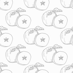 apple seamless pattern, fruit