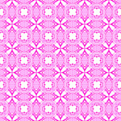Pink geometric seamless pattern. Hand drawn waterc