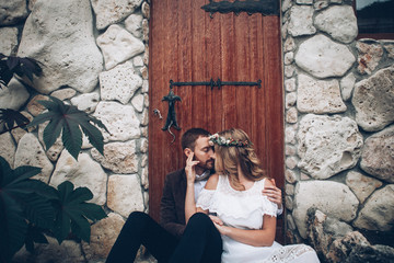 Beautiful wedding couple