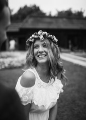 Beautiful wedding couple