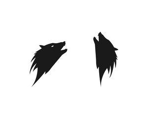 Wolf Head Logo Template