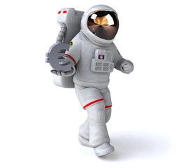 Fototapeta premium Fun astronaut - 3D Illustration