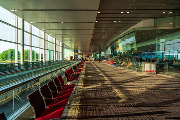 Interior of Singapore Changi Airport
