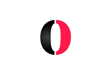 o alphabet letter logo design suitable for a company or business