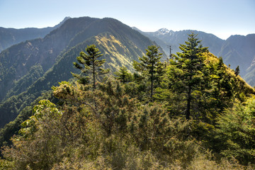 The view in Yushan national park