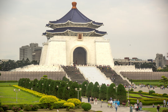 Taipei/Taiwan-25.05.2018:The freedom square in Taipei