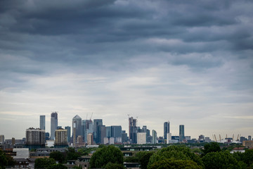Fototapeta na wymiar London cityscape with modern buildings