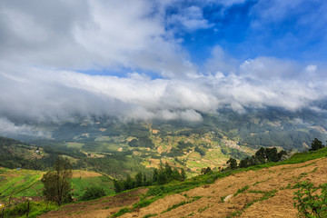 Fototapeta premium Beautiful view of Vattavada, Munnar, Kerala, India