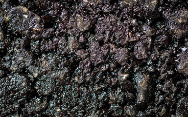 Close shot of Asphalt Mixture BRM14 (Binder Rich Mix), Asphalt texture background.