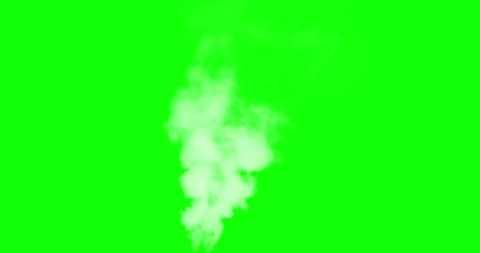 White Boiling Smoke Stream. Alpha Channel. White vapor or smoke slowly rises upwards gradually dissolving. Excellent for simulating smoking pipes. For example, geysers, steam locomotives or steamers, 
