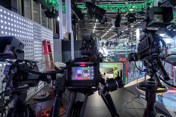 TV broadcast of the event from the TV Studio.