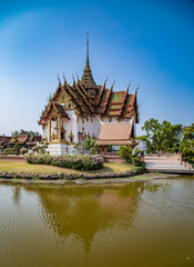 Fototapeta na wymiar Temple in Ancient City, Bangkok, Thailand
