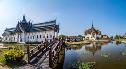Obraz premium Temple in Ancient City, Bangkok, Thailand