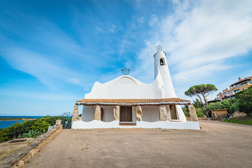 Stella Maris Church in Sardinia, Italy.