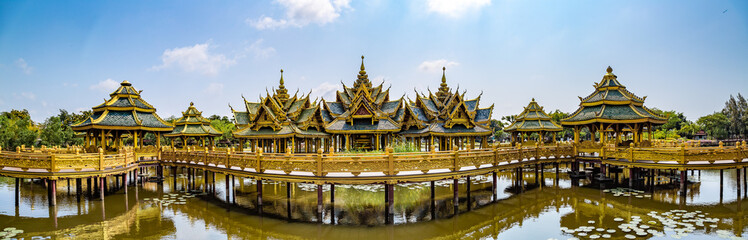 Fototapeta na wymiar Ancient City Temple, Bangkok, Thailand