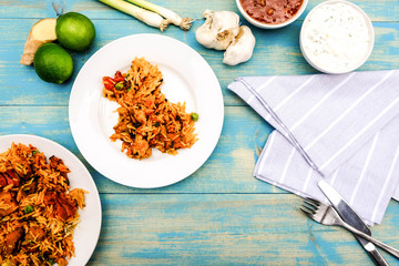 Vegetarian Vegetable Biryani Indian Curry