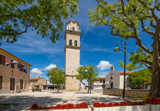 Kirche Premantura, Istrien, Kroatien