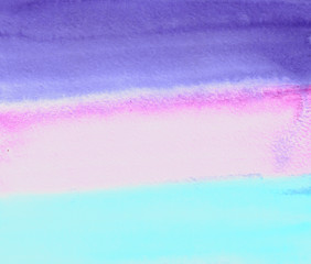 purple pink abstract hand drawn watercolor background