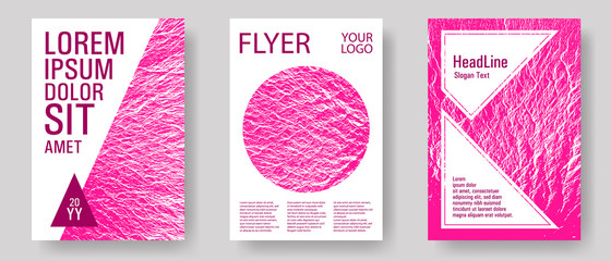 Brochure layout design templates.