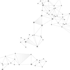 Big data cloud scientific concept.