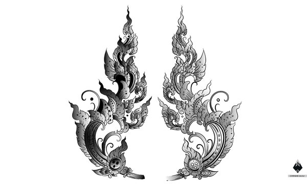 Thai pattern for illustration