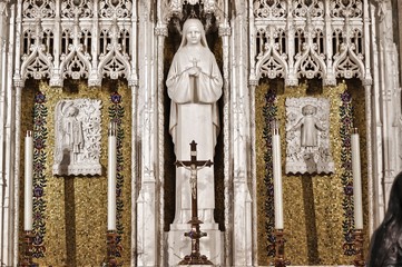 Cattedrale di San Patrizio, New York City. Particolari dell'interno