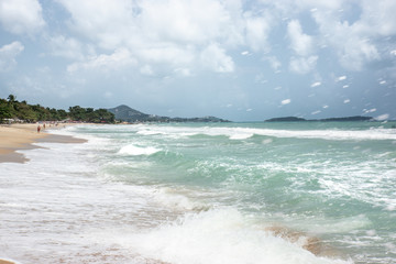 The view of the koh tao costal area