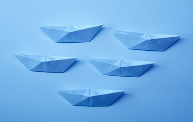 paper boats