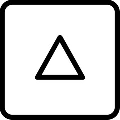 Up arrow navigation button on computer keyboard