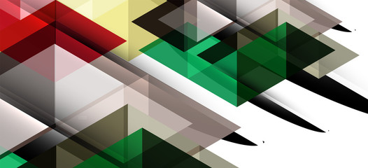 Abstract concept triangle graphic element. Technology background. Banner, poster template