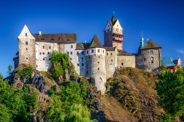 Fototapeta na wymiar Burg Elbogen in Loket, Tschechien