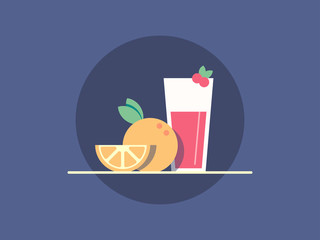 vector illustration of  food