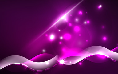 Neon abstract background. Background decoration. Trendy graphic design.