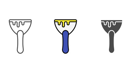 Scraper vector icon sign symbol