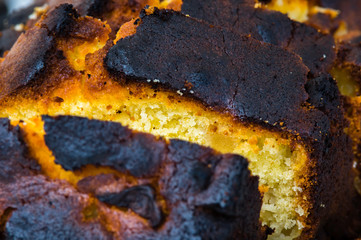 Gâteau brûlé