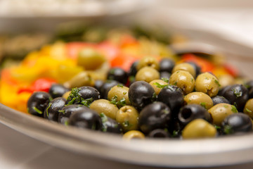 Oliven am Buffet
