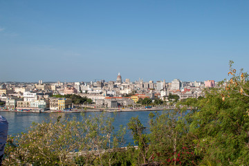 Fototapeta na wymiar Havana, Kuba Downtown skyline Panorama