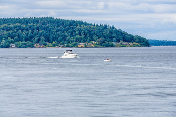 Boats and Trees Landscape