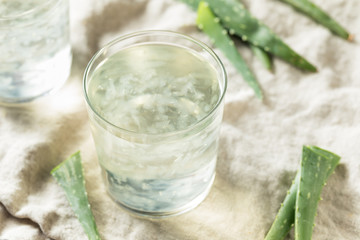 Raw Healthy Organic Aloe Vera Water