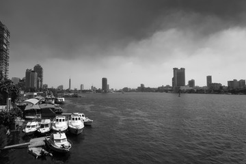 Cairo, Egypt. City line