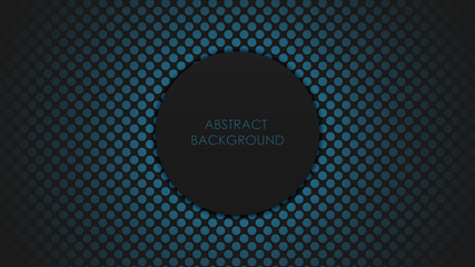 Abstract background. Perforated blue background. Vector illustration.