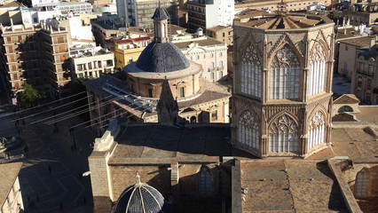 Obraz premium Spain. Valencia. View of the city from the top of The Cathedral