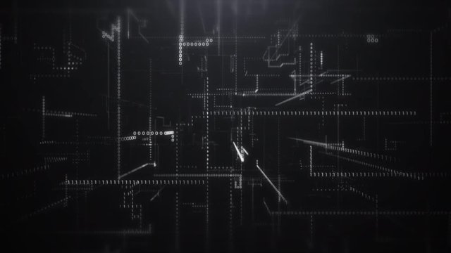 Digital Abstract Binary Code Background