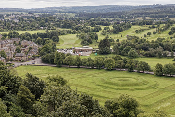 Fototapeta na wymiar View from Stirling Castle, Scotland, UK