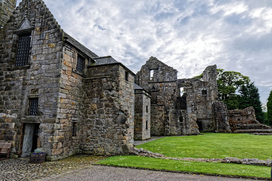Aberdour Castle, Scotland, UK
